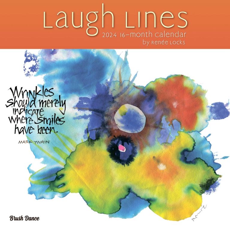 Laugh Lines 2025 Square Wall Calendar Brush Dance